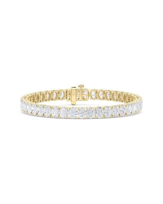 Lab Grown Diamonds White 14K 15.00 Ct. Tw. Lab-Grown Diamond Bracelet