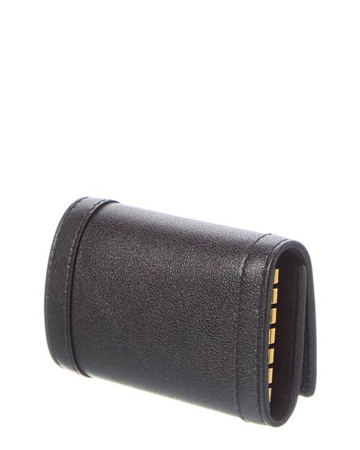 Gucci Gray Diana Leather Key Holder