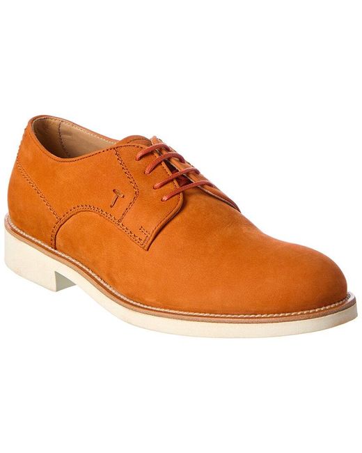 Tod's Brown Suede Derby for men