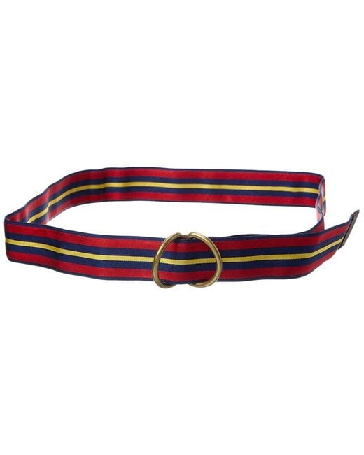 J.McLaughlin Red Ribbon Belt for men
