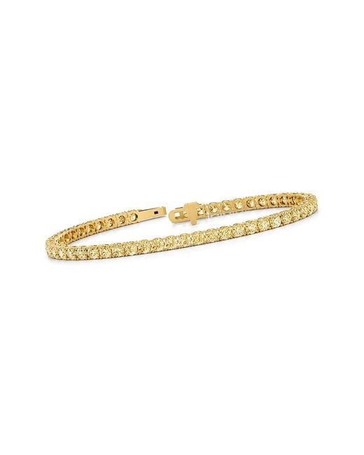 Lab Grown Diamonds White 14K 6.75 Ct. Tw. Lab-Grown Diamond Tennis Bracelet