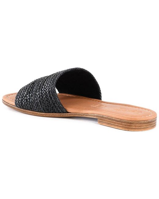 Seychelles Black Flat Sandal