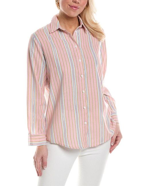 ANNA KAY Pink Striped Shirt