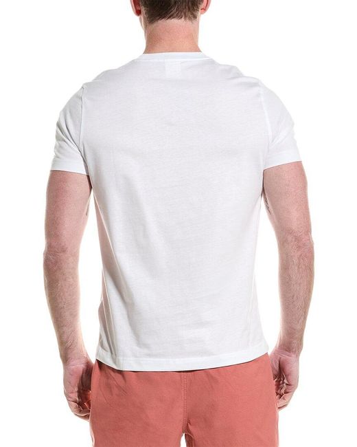 Brooks Brothers White 1818 T-shirt for men