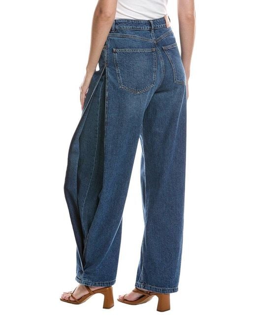 Max Mara Blue Gastone Straight Jean