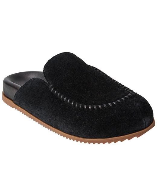 Jack Rogers Black Chesapeake Suede Clog