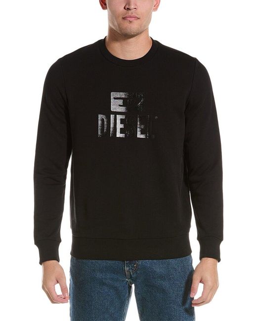 DIESEL Black Gir Crewneck Sweatshirt for men