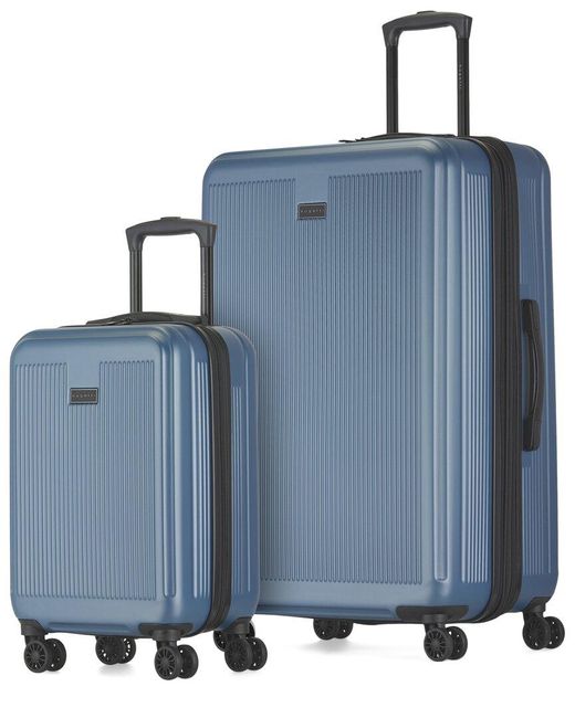 Bugatti Blue Singapore 2pc Hardside Expandable Luggage Set