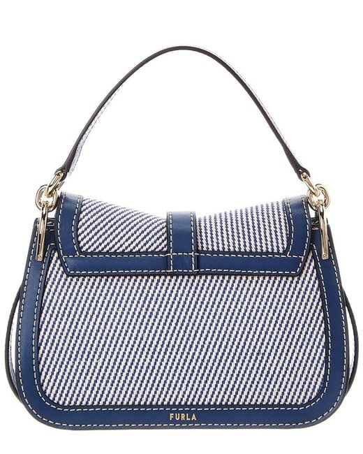 Furla Blue Flow Mini Crossbody