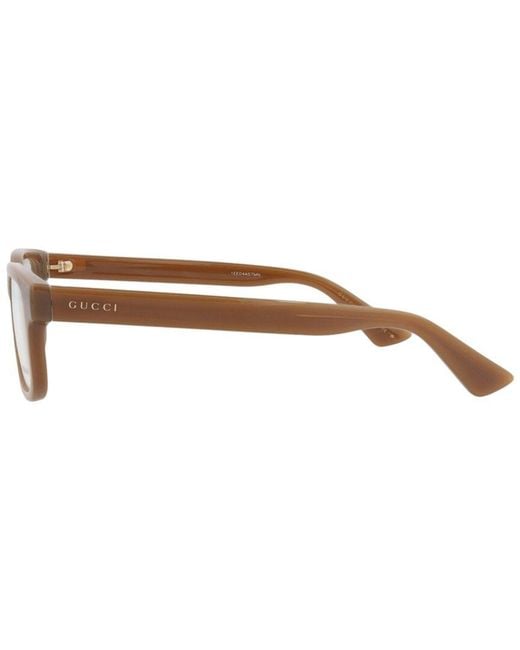 Gucci Brown Saint Laurent 53Mm Optical Frames for men