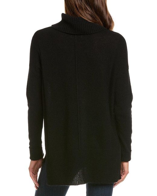 Philosophy Black Cashmere Cowl Tunic Sweater