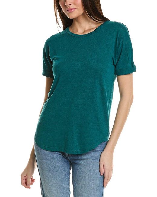 Isabel Marant Green Isabel Marant Etoile Koldi Linen T-shirt