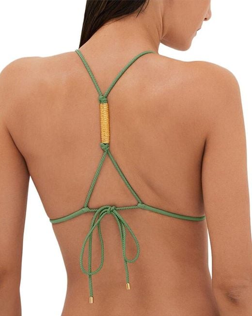 ViX Green Stacy T-Back Top