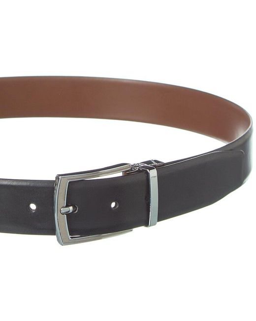 Hart Schaffner Marx Brown Siena Reversible Leather Belt for men