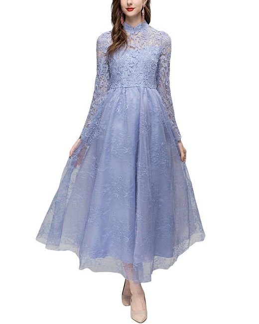 BURRYCO Blue Maxi Dress