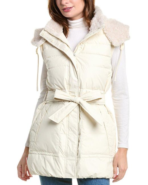 Hunter Natural Doby Marshmallow Puffer Vest
