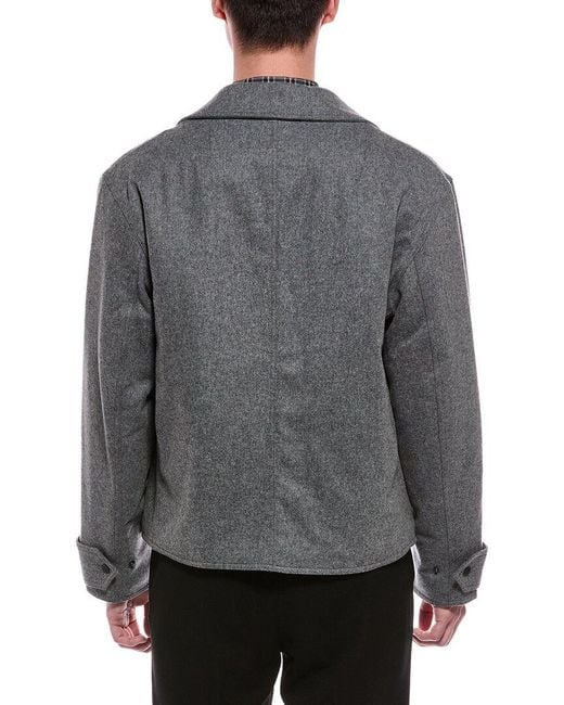 Rag & Bone Gray Eddy Wool-Blend Jacket for men