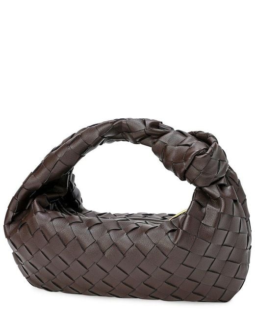 Tiffany & Fred Paris Black Woven Knot Leather Satchel