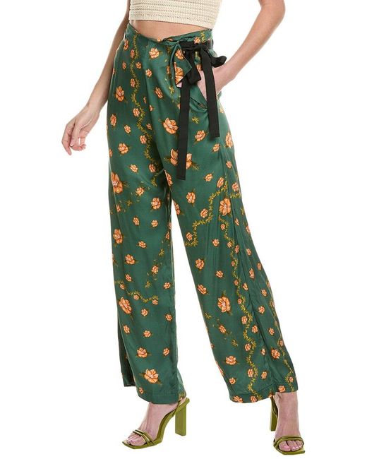Agua Bendita Green Esoterico Trouser
