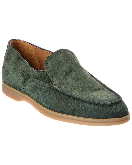 Harry's Of London Green Wharf Suede Loafer for men
