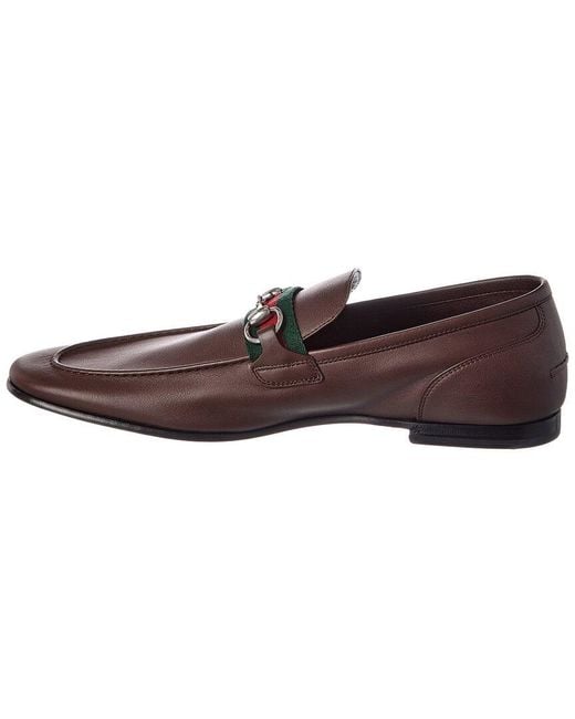 Gucci Brown Como Leather Loafer for men