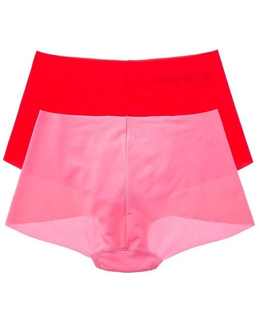 Hanky Panky Red Set Of 2 Breathesoft Boyshort
