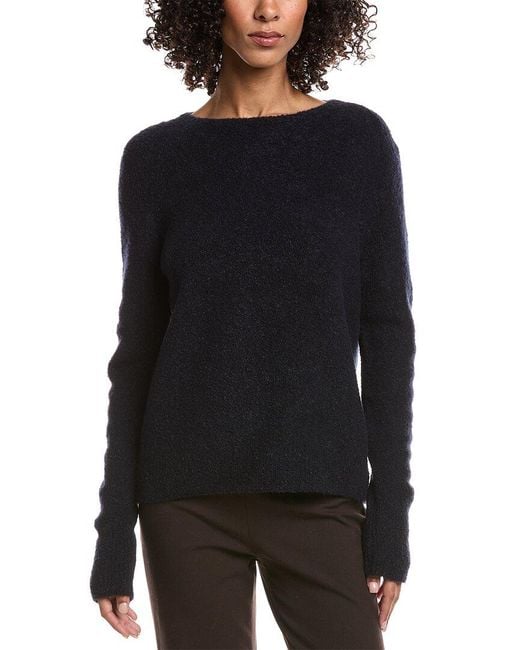Vince Black Raglan Boat Neck Sweater