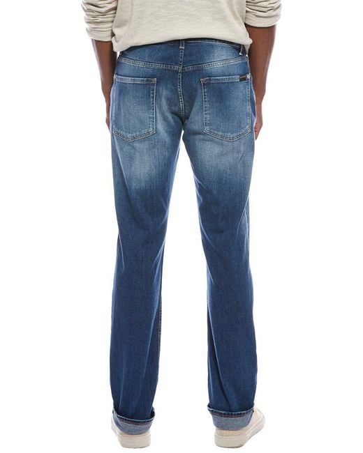 7 For All Mankind Blue Left Hand The Straight Auster Jean for men