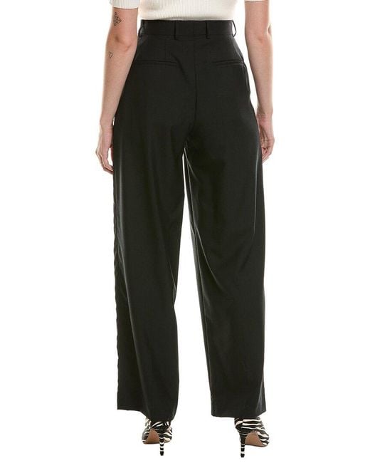 Officine Generale Black Officine Generale New Sophie Wool Pant