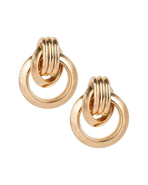 Saachi Metallic Knotted Earrings
