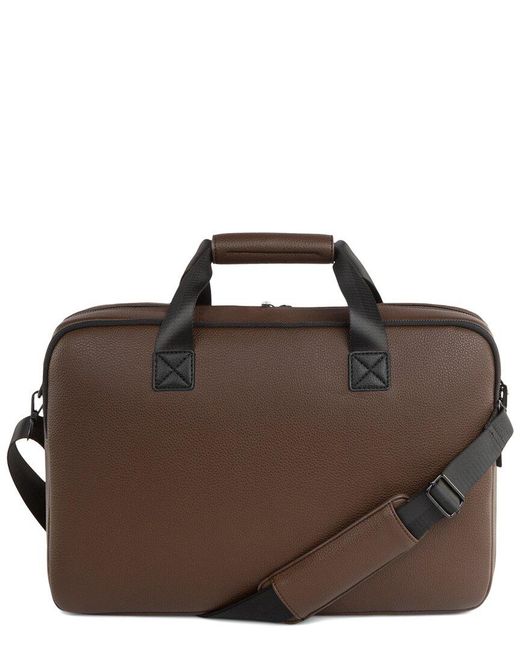 Bugatti Brown Central Executive Briefcase
