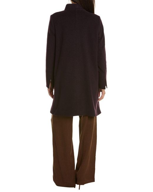 Cinzia Rocca Multicolor Medium Wool & Cashmere-blend Coat
