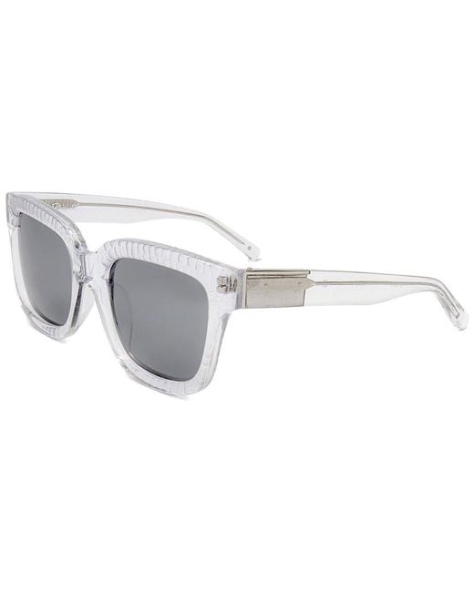 Linda Farrow Metallic Pl51 55mm Sunglasses