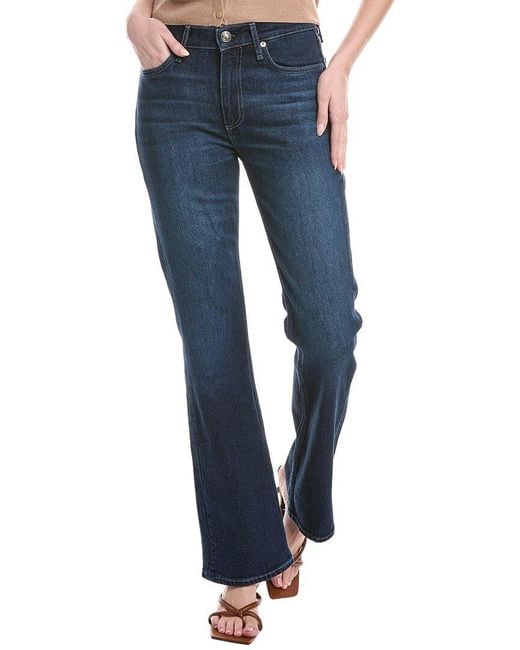 Rag & Bone Blue Peyton Mid-Rise Full Length Bootcut Jean