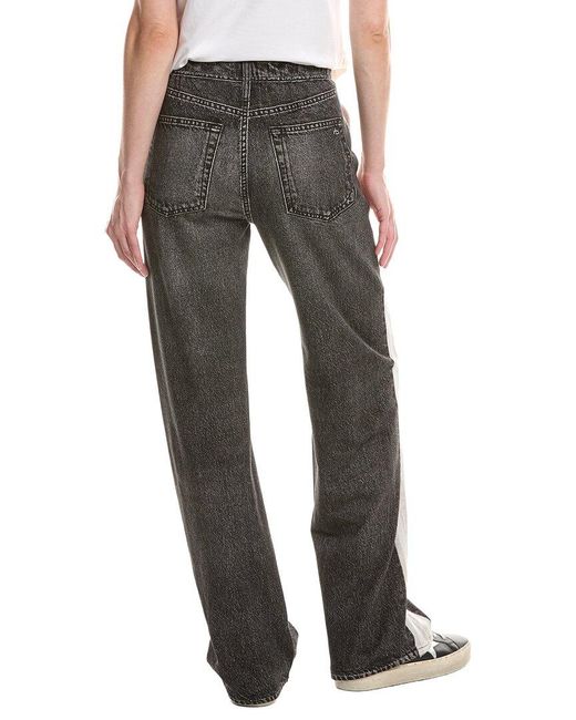 Rag & Bone Gray Miramar Terry Pull-On Wide Leg Pant