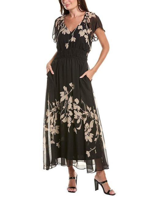 Taylor Black Sleeveless Midi Dress