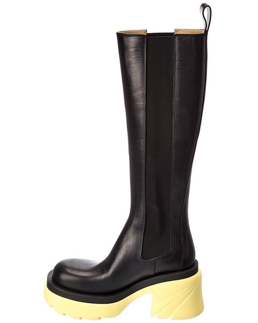 Bottega Veneta Black Flash Leather Boot