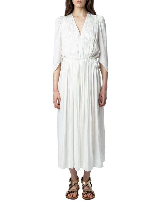 Zadig & Voltaire White Ryoko Maxi Dress