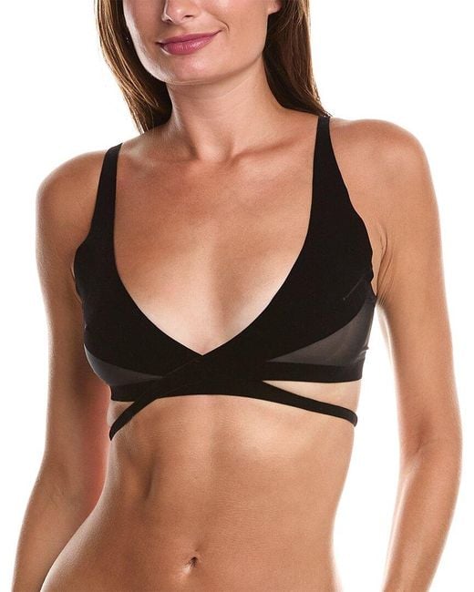 Wolford Black Flock Shaping Bra