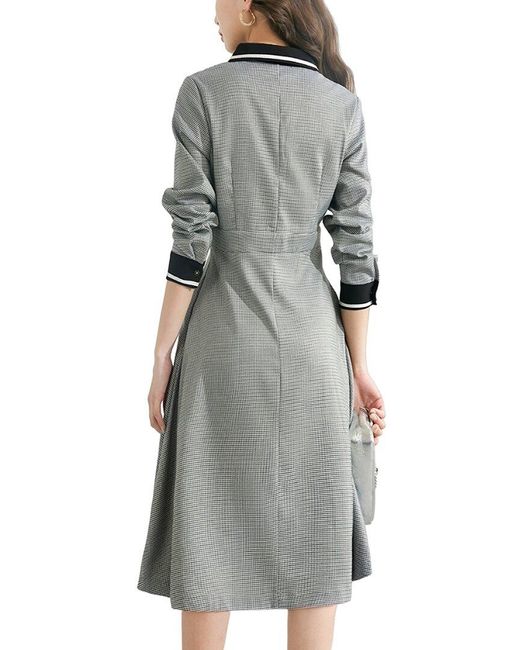 ONEBUYE Gray Dress