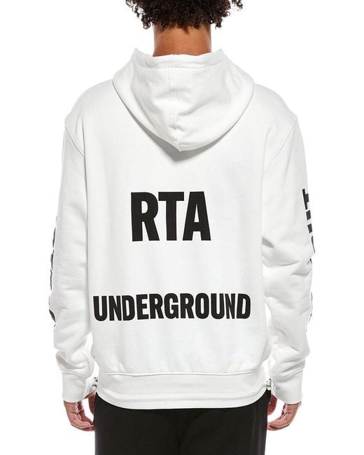 RTA White Jordan Hoodie for men