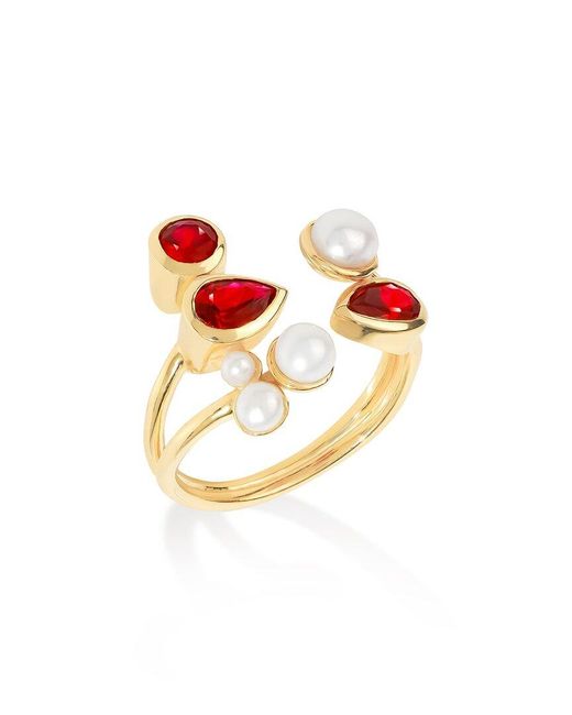 TIRAMISU Multicolor 14K Over 2.24 Ct. Tw. Lab-Grown Gemstone Solitaire Ring