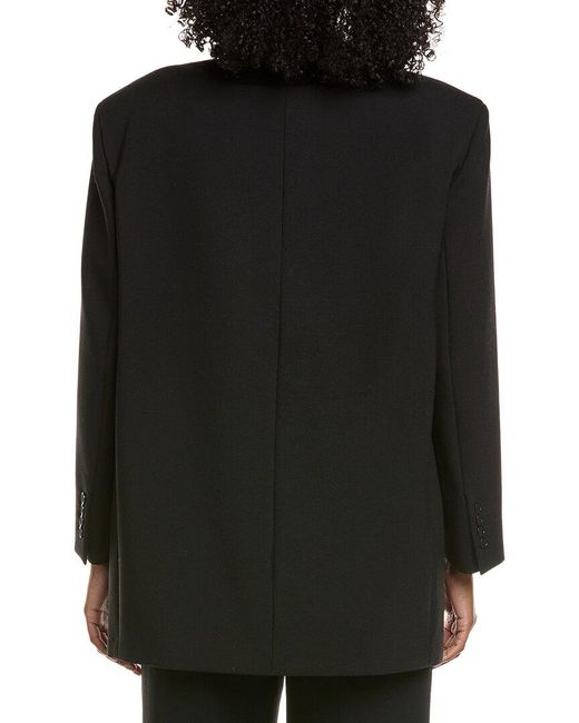Max Mara Black Suez Wool-Blend Blazer