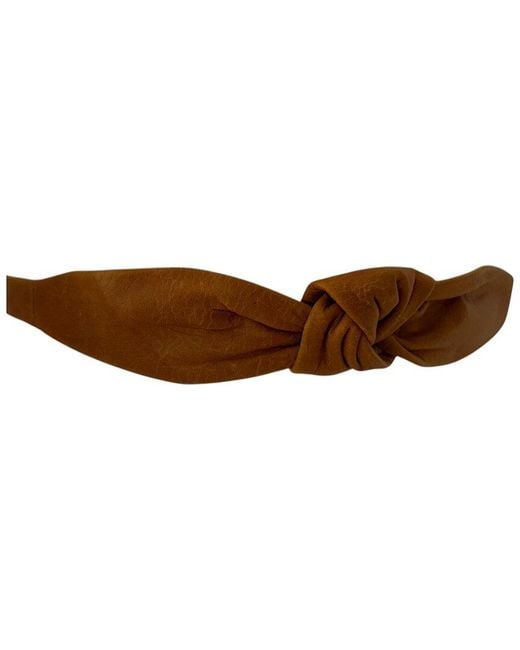 Ada Brown Knot Leather Belt