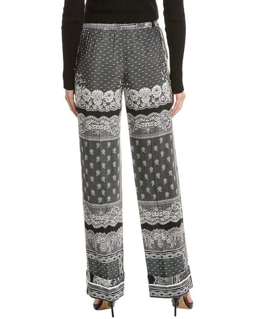 RED Valentino Black Silk Pant