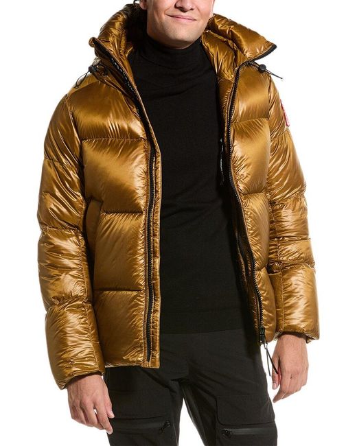 Canada Goose Crofton Puffer Jacket in Brown for Men Lyst