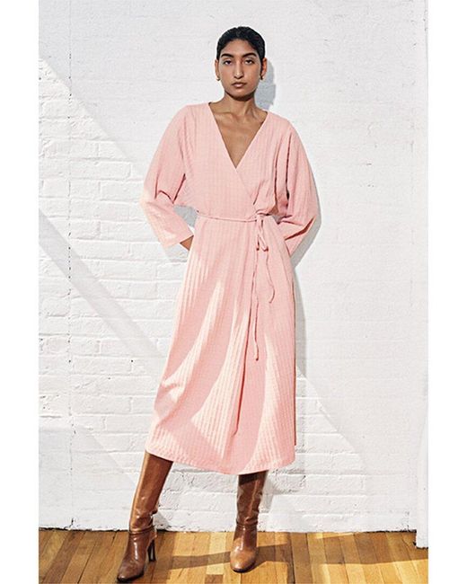 Mara Hoffman Pink Tiffany Midi Dress