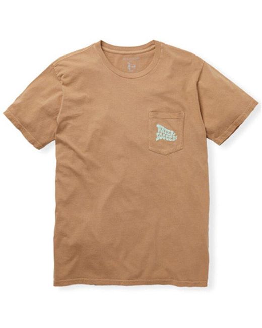 Outerknown Natural Groovy Water Logged Pocket T-shirt for men