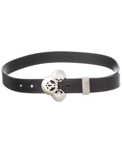 Isabel Marant Black Louama Leather Belt