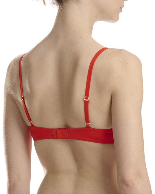 Wolford Red Unlined Balconette Bra